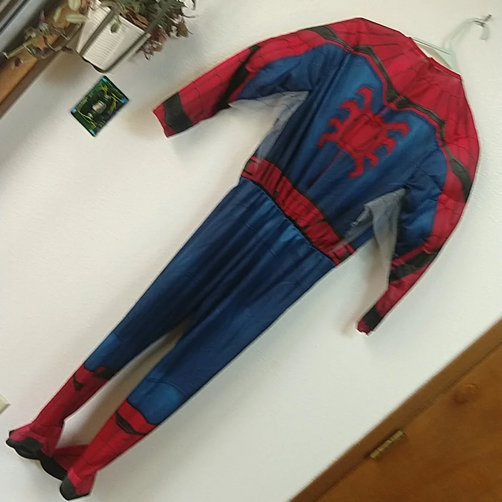 Marvel Spiderman Far From Home Deluxe Muscle Costume Youth Large - Picture 9 of 11